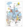 La Parisienne Tea Towel By Winkler Torchons & Bouchons -Home Kitchen And Dining Tablecloth Shop 13089 2F1456877887 2Ftorchons et bouchons la parisienne tea towel