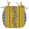Lisa Yellow Coated French Style Chair Pad By Le Cluny -Home Kitchen And Dining Tablecloth Shop a55d75c5 9c36 5935 a703 6f0b6d951e7b