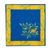 Cicada Blue Provence Cotton Napkin By Tissus Toselli 1 Cicada Blue Provence Cotton Napkin By Tissus Toselli -Home Kitchen And Dining Tablecloth Shop cigale napkin
