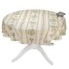 58" Round Clos Des Oliviers Cream Tablecloth By L'ensoleillade