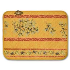 Clos Des Oliviers Yellow Cotton Quilted Placemats