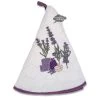 Round Terry Cotton Hand Towel French Lavender White By Coton Blanc -Home Kitchen And Dining Tablecloth Shop coton blanc round terry towel cotton french lavender soap sachet white sqw
