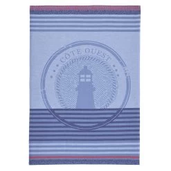 West Coast (Côte Ouest) French Jacquard Cotton Dish Towel By Coucke