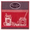 Confiture Fruits Rouge (Red Fruit Jam) Terry Square Towel By Coucke -Home Kitchen And Dining Tablecloth Shop coucke french kitchen terry towel confiture fruits rouge sq
