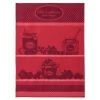 Red Fruit Jam (Confiture Fruits Rouge) French Jacquard Dish Towel By Coucke -Home Kitchen And Dining Tablecloth Shop coucke french kitchen towel confiture fruits rouge jam sq