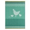 Hen (Cocotte) French Jacquard Cotton Dish Towel By Coucke