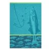 Fish (Poissons) French Jacquard Dish Towel By Coucke 2 Fish (Poissons) French Jacquard Dish Towel By Coucke -Home Kitchen And Dining Tablecloth Shop coucke poissons french jacquard cotton dish towel sq