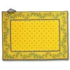 Calisson Yellow & Blue Quilted Placemat By Tissus Toselli