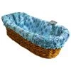Lisa Turquoise French Baguette Basket With Removable Liner By Le Cluny