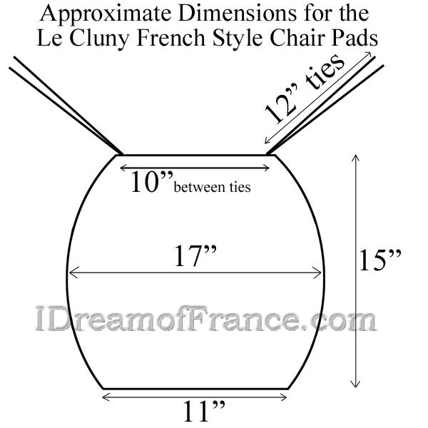 Lavender Red Acrylic-Coated Cotton French Style Chair Pad By Le Cluny 5 Lavender Red Acrylic-Coated Cotton French Style Chair Pad By Le Cluny - Image 3