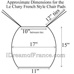 Lavender Yellow Acrylic-Coated Cotton French Style Chair Pad By Le Cluny -Home Kitchen And Dining Tablecloth Shop french chair pads dimensions w dcfc9d79 14bd 4fb5 a0a3 2922e202d807