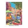 Provence Markets French Cotton Kitchen Towel By L'Ensoleillade -Home Kitchen And Dining Tablecloth Shop french cotton kitchen towel marches markets provence l ensoleillade asq