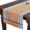 20x64" Winery Caramel Jacquard Cotton Table Runner By Tissus Toselli -Home Kitchen And Dining Tablecloth Shop french jacquard cotton table runner winery caramel tissus toselli sqw