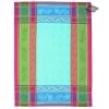 Cezanne Blue Cotton Jacquard Dish Towel By L'Ensoleillade