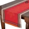20x58" Olives Red Jacquard Cotton Table Runner By L'Ensoleillade -Home Kitchen And Dining Tablecloth Shop french jacquard runner olive red teflon sqw