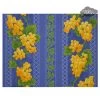 Grapes Blue Acrylic-Coated Cotton Reversible Placemat By Le Cluny -Home Kitchen And Dining Tablecloth Shop grapes blue le cluny french provencal placemat w