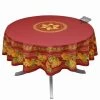 70" Round Grapes Red Acrylic-Coated Cotton Provence Tablecloth By Le Cluny -Home Kitchen And Dining Tablecloth Shop grapes red le cluny french provencal tablecloth csqw