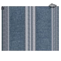 Zonza Prussian Blue French Linen Placemat By Harmony