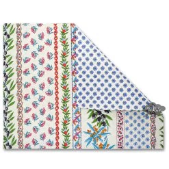 Olives Cream Acrylic-Coated Cotton Reversible Placemat By Le Cluny -Home Kitchen And Dining Tablecloth Shop le cluny coated cotton french provence placemats olives cream asqw