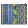 Olives Blue Acrylic-Coated Cotton Reversible Placemat By Le Cluny
