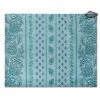 Lisa Turquoise Acrylic-Coated Cotton Reversible Placemat By Le Cluny -Home Kitchen And Dining Tablecloth Shop le cluny french country lisa turquoise placemat acrylic coated cotton sqw