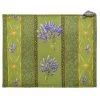 Lavender Green Acrylic-Coated Cotton Reversible Placemat By Le Cluny