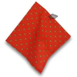 Lisa Red Provence Cotton Napkin By Le Cluny