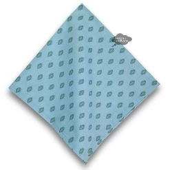 Lisa Turquoise Provence Cotton Napkin By Le Cluny