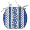 Lisa White Coated Cotton French Style Chair Pad By Le Cluny 1 Lisa White Coated Cotton French Style Chair Pad By Le Cluny -Home Kitchen And Dining Tablecloth Shop le cluny lisa white french country chairpad cotton coated sqw