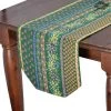 16x72" Olives Green Acrylic-Coated Cotton Provence Table Runner By Le Cluny -Home Kitchen And Dining Tablecloth Shop le cluny olives green provencal coated table runner sqw