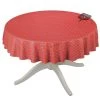 60" Round Olives Red All-Over Acrylic-Coated Cotton Provence Tablecloth By Le Cluny -Home Kitchen And Dining Tablecloth Shop le cluny olives red french provencal tablecloth small round all over sqw