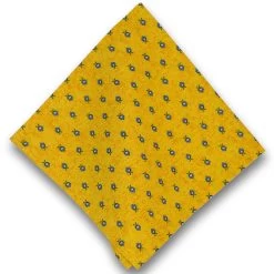 Sunflower Blue Provence Cotton Napkin By Le Cluny