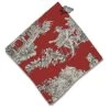 Villandry Red French Toile Cotton Napkin By Le Cluny -Home Kitchen And Dining Tablecloth Shop le cluny toile villandry red french cotton napkin sqw
