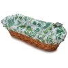 Versailles Green French Baguette Basket With Removable Liner By Le Cluny