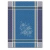 Massilia Azure French Cotton Jacquard Dish Towel By Marat D'Avignon