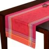 20x64" Massilia Red Jacquard Cotton French Table Runner By Marat D'Avignon -Home Kitchen And Dining Tablecloth Shop massilia marseille red french jacquard cotton table runner tissus toselli sqw