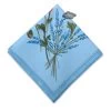Poppies Sky Blue Provence Cotton Napkin By Tissus Toselli 1 Poppies Sky Blue Provence Cotton Napkin By Tissus Toselli -Home Kitchen And Dining Tablecloth Shop poppies sky blue french provence cotton kitchen napkin sqw