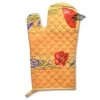 Poppies Yellow Cotton Oven Mitt By Tissus Toselli -Home Kitchen And Dining Tablecloth Shop poppies yellow french quilted cotton oven mitt asqw