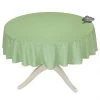 58" Round Calisson Green Allover Acrylic-Coated Cotton Tablecloth By Tissus Toselli -Home Kitchen And Dining Tablecloth Shop ramatuelle calisson green french coated cotton round tablecloth allover tissus toselli sqw bda7881c bf37 44a5 a1fe e223763e496b