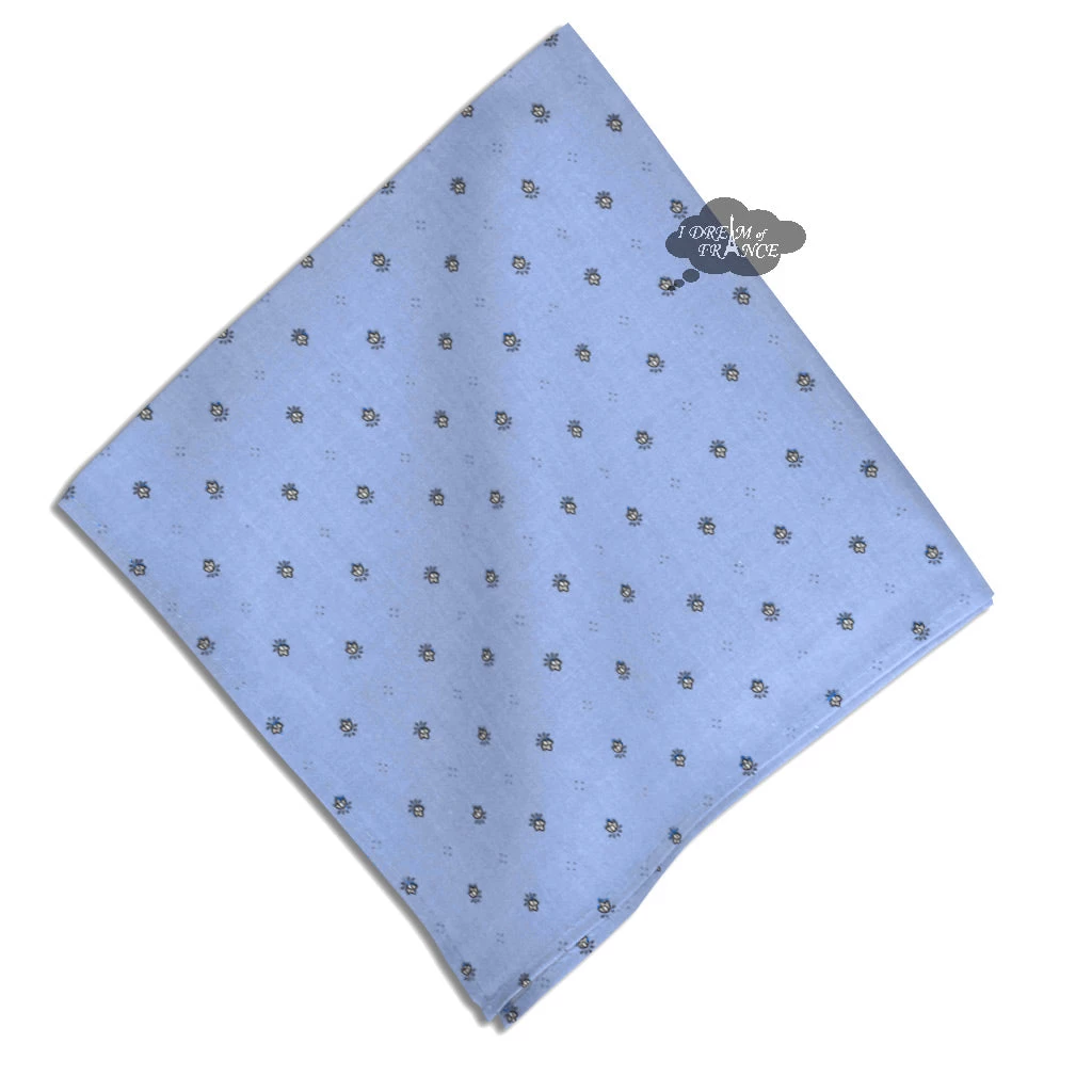 Calisson Lavender Blue Provence Cotton Napkin By Tissus Toselli 3 Calisson Lavender Blue Provence Cotton Napkin By Tissus Toselli