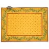 Calisson Yellow & Red Quilted Placemat By Tissus Toselli -Home Kitchen And Dining Tablecloth Shop ramatuelle red yellow french cotton quilted placemat tissus toselli bsqw d4a87974 d5cb 4581 8ddc 12956cb1a5da