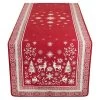 19x64" Winter Valley French Jacquard Table Runner By Tissus Toselli -Home Kitchen And Dining Tablecloth Shop tissus toselli christmas valley french cotton polyester table runner sq