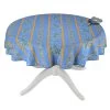 58" Round Clos Des Oliviers Blue Tablecloth By L'ensoleillade -Home Kitchen And Dining Tablecloth Shop tissus toselli clos des oliviers blue small round tablecloth sqw