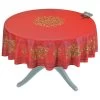 70" Round Clos Des Oliviers Red French Tablecloths By Label France