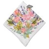 Grasse White Provence Cotton Napkin By Tissus Toselli -Home Kitchen And Dining Tablecloth Shop tissus toselli french cotton napkin grasse roses lavender sqw 5b911172 39a3 430e a9b5 f4c29ee3a60d