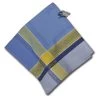 Olivia Blue & Yellow French Cotton Jacquard Napkin By Tissus Toselli -Home Kitchen And Dining Tablecloth Shop tissus toselli french jacquard cotton napkin olivea blue yellow sqw