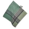 Olivia Green French Cotton Jacquard Napkin By Tissus Toselli