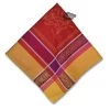 Olivia Yellow & Red French Cotton Jacquard Napkin By Tissus Toselli -Home Kitchen And Dining Tablecloth Shop tissus toselli french jacquard cotton napkin olivia yellow red asqw