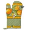 Lemons Green Cotton Oven Mitt By Tissus Toselli -Home Kitchen And Dining Tablecloth Shop tissus toselli lemons green french cotton oven mitt asqw