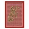 Nyons Red French Cotton Kitchen Towel By Tissus Toselli